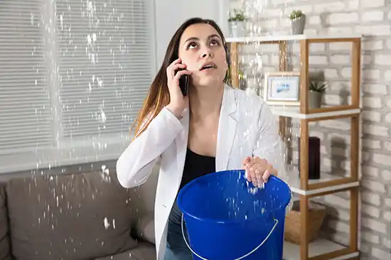 water damage restoration service Sanger Heights